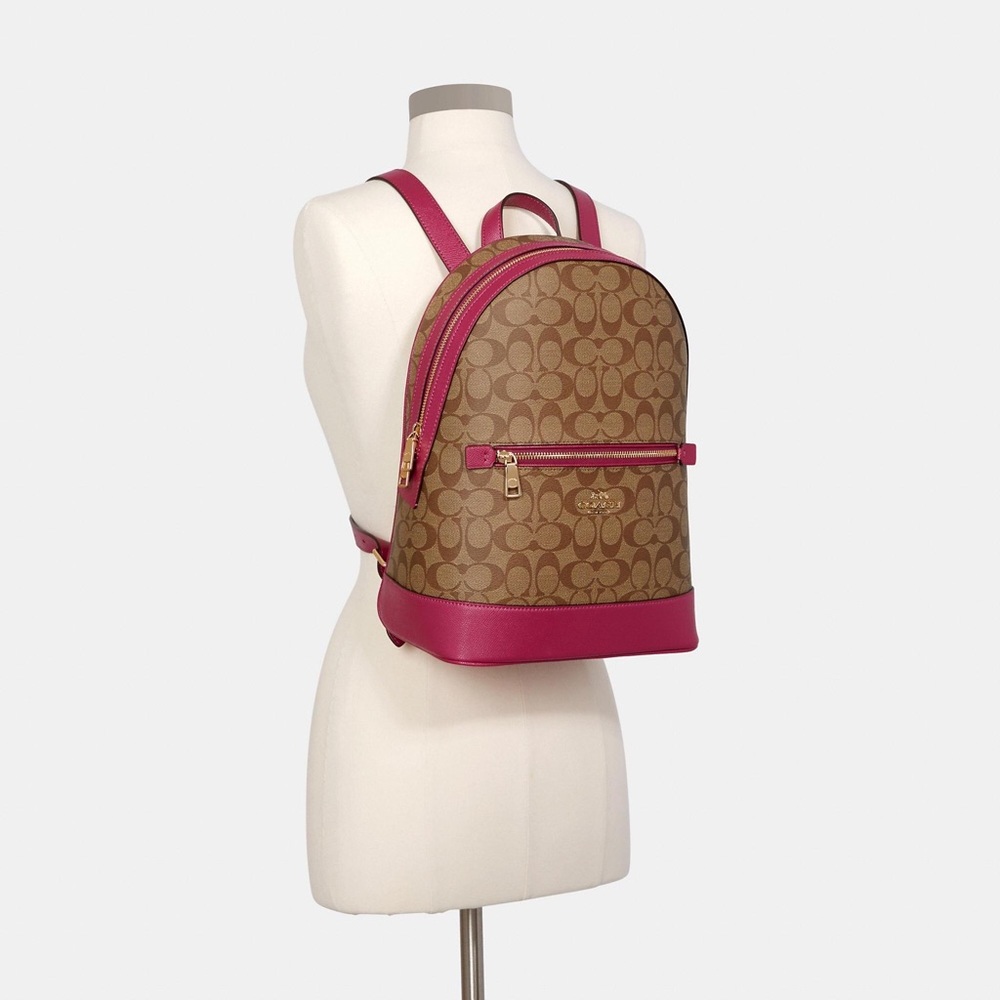 Pink Coach Kenley Backpack